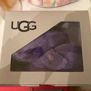 Ugg purple furry baby boots
